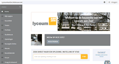 Desktop Screenshot of lyceumaanzee.dedecaan.net