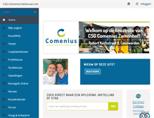 Tablet Screenshot of csg-comenius.dedecaan.net