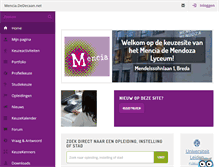 Tablet Screenshot of mencia.dedecaan.net