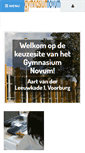 Mobile Screenshot of gymnasiumnovum.dedecaan.net