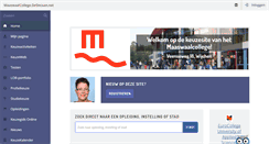 Desktop Screenshot of maaswaalcollege.dedecaan.net
