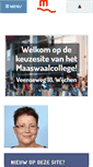 Mobile Screenshot of maaswaalcollege.dedecaan.net