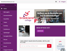 Tablet Screenshot of broekland.dedecaan.net
