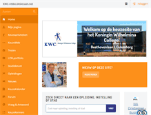 Tablet Screenshot of kwc-vmbo.dedecaan.net