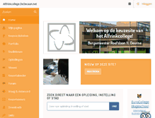 Tablet Screenshot of alfrinkcollege.dedecaan.net