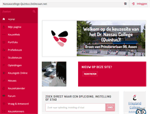 Tablet Screenshot of nassaucollege-quintus.dedecaan.net