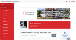 Desktop Screenshot of gomaruscollegezuidhorn.dedecaan.net