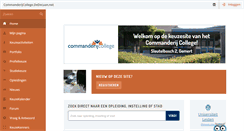 Desktop Screenshot of commanderijcollege.dedecaan.net
