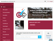 Tablet Screenshot of elzendaalboxmeer.dedecaan.net