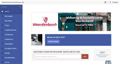 Desktop Screenshot of dewaerdenborch.dedecaan.net