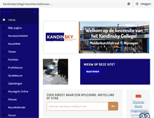 Tablet Screenshot of kandinskycollege-havovwo.dedecaan.net