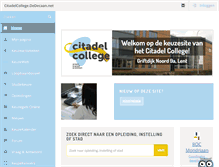 Tablet Screenshot of citadelcollege.dedecaan.net
