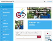 Tablet Screenshot of elzendaalcollege.dedecaan.net